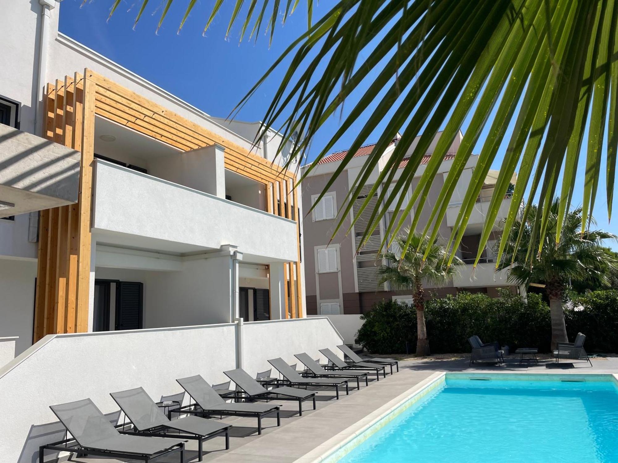 Villa Aquamarine Apartments Novalja Buitenkant foto